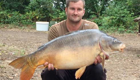 A 34 lb 7 oz carp from Old Oaks, Jamie Starr, Sep 2016