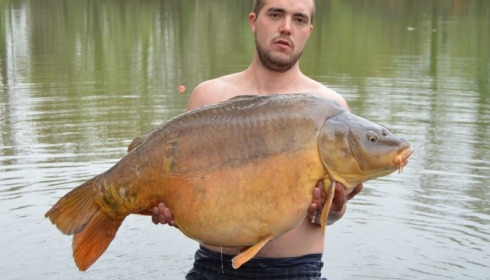 A 52 lb 2 oz carp from Old Oaks, Apr 2015