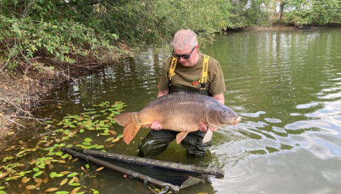 A 52 lb 1 oz fish from Old Oaks, Andy 2nd new PB, Aug 2022
