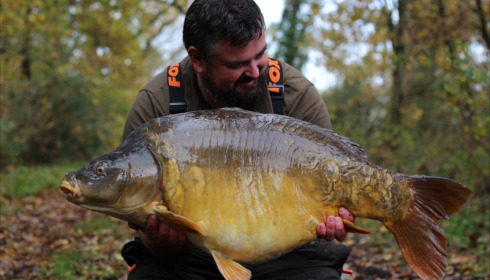 A 37 lb carp from Old Oaks, Gilbert, Nov 2019