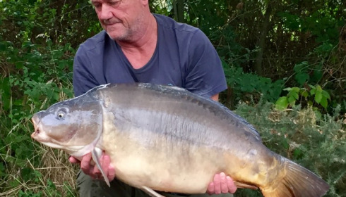 A 39 lb 14 oz carp from Old Oaks, Glen Brooks, Sep 2016
