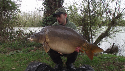 A 49 lb 10 oz carp from Old Oaks, Craig Thomas, Apr 2016