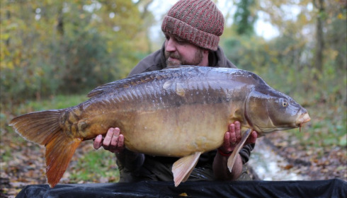 A 41 lb carp from Old Oaks, Gilbert, Nov 2019