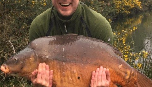 A 57 lb 10 oz carp from Old Oaks, Stephen Sharkey's Group, Mar 2017