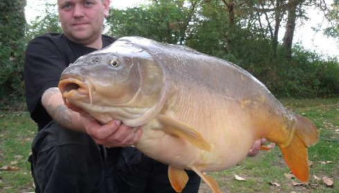 A 40 lb 7 oz carp from Old Oaks, Steven Eamonson, Sep 2010