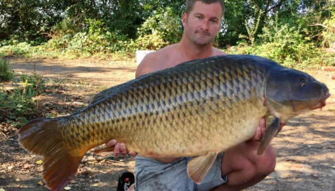 A 63 lb 3 oz carp from Old Oaks, Jamie Starr, Sep 2016