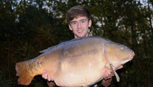 A 51 lb 8 oz carp from Old Oaks, Sam, Oct 2014