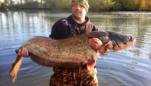 A 70 lb catfish from Old Oaks, Ricky Moody, Apr 2012