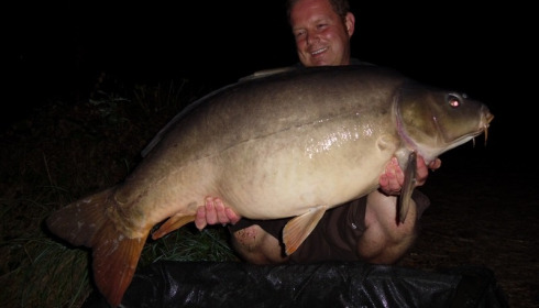 A 41 lb 13 oz carp from Old Oaks, Oct 2015