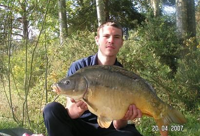 A 21 lb 12 oz carp from Old Oaks, Apr 2007