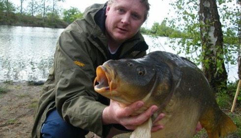 A carp from Old Oaks, Barry Warren party, Apr 2010