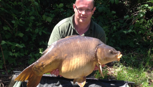 A 48 lb 10 oz carp from Old Oaks, Paul , May 2014