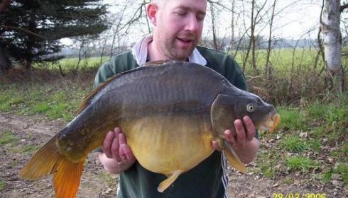 A 24 lb carp from Old Oaks, Mar 2007