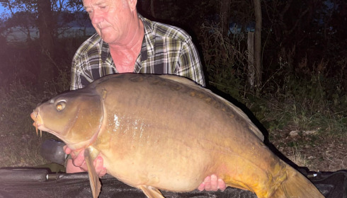 A 41 lb carp from Old Oaks, Glen Brooks, Sep 2021