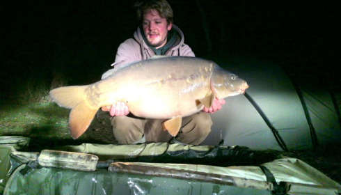 A 37 lb carp from Old Oaks, Cedric Pelsemaker, Feb 2017