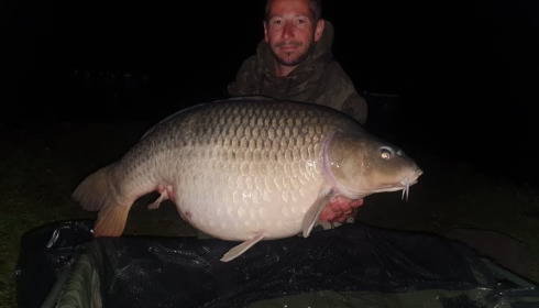 A 58 lb 3 oz carp from Renarde, Kieran (Swim 3), May 2022
