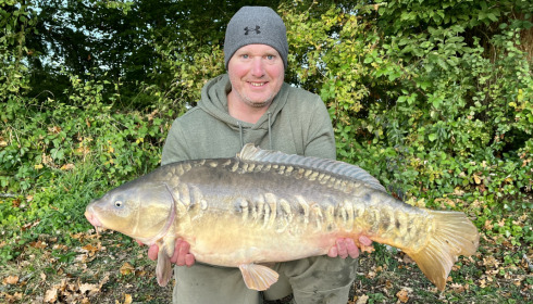 A 24 lb fish from Renarde, 2nd fish (peg 1), Oct 2021