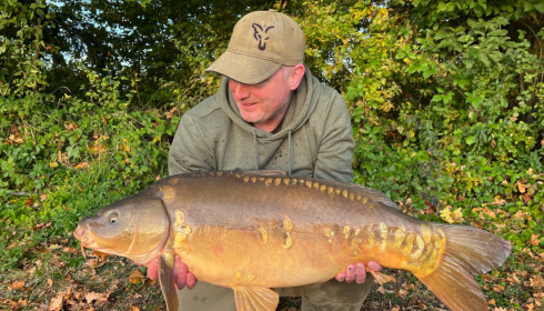 A 28 lb fish from Renarde, 4th fish (peg 1), Oct 2021