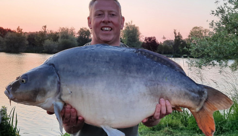 A 41 lb 8 oz carp from Seigneurie, Simon Jenkinson, Jun 2023
