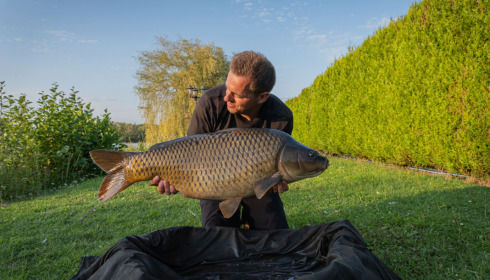 A 33 lb carp from Seigneurie, Bruno, Aug 2021