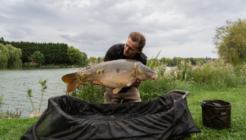 A 24 lb carp from Seigneurie, Bruno, Aug 2021