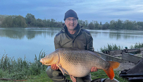 A 59 lb 8 oz carp from Seigneurie, Stephen Cook, Jun 2023