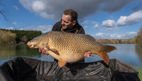 A 50 lb carp from Seigneurie, Bruno Simond, Feb 2022
