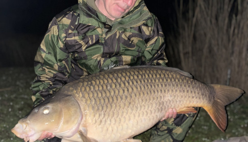 A 41 lb fish from Seigneurie, Ashley biggest of the week, Apr 2023