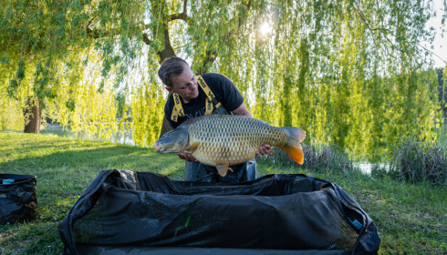 A 30 lb carp from Seigneurie, Bruno, May 2021