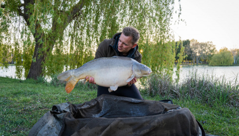 A 28 lb carp from Seigneurie, Bruno, May 2021