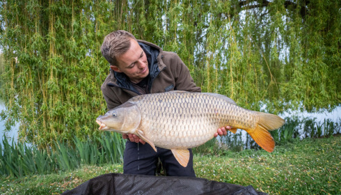A 25 lb carp from Seigneurie, Bruno, May 2021