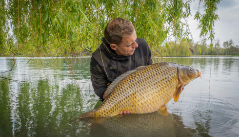 A 35 lb carp from Seigneurie, Bruno, May 2021