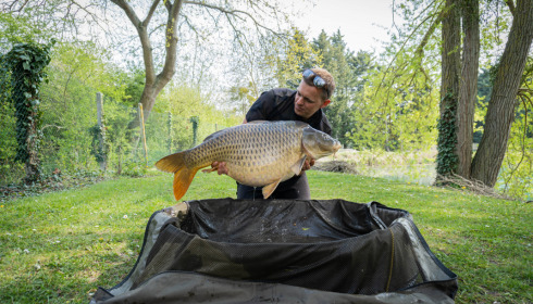 A 38 lb 5 oz carp from Seigneurie, Bruno, May 2021