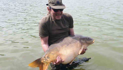 A 49 lb 12 oz carp from Seigneurie, Andrew Danks, Jun 2023