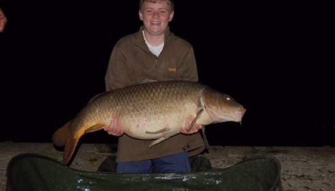 A 55 lb carp from Sky Lake, Sam, Aug 2021