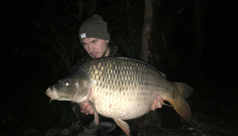 A 44 lb carp from Sky Lake, Jared Lewington, Oct 2022