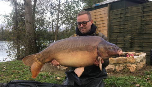 A 45 lb carp from Sky Lake, Nicholas porter, Nov 2022