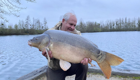 A 42 lb carp from Sky Lake, Andy Pickford, Apr 2023