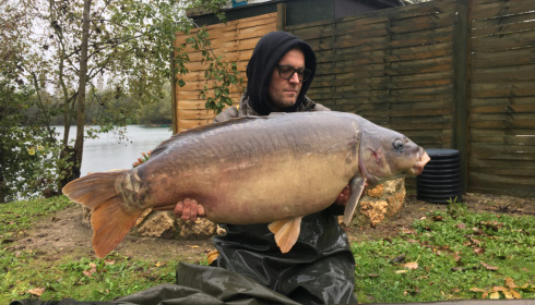 A 53 lb 4 oz carp from Sky Lake, Nicholas porter, Nov 2022
