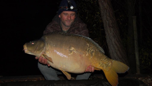 A 43 lb carp from Sky Lake, Karl, Nov 2022