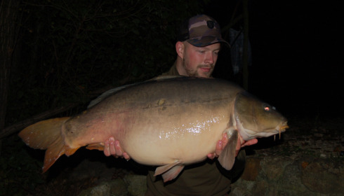 A 43 lb 8 oz carp from Sky Lake, Sam varga, Oct 2022