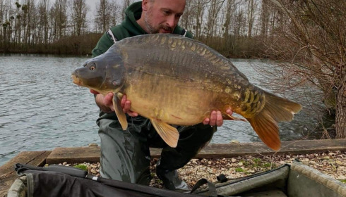 A carp from Sky Lake, Jan 2023