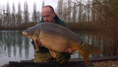 A carp from Sky Lake, Jan 2023