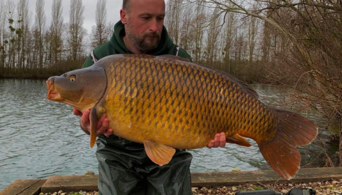 A carp from Sky Lake, Jan 2023