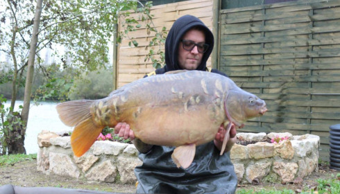 A 35 lb carp from Sky Lake, Nicholas porter, Nov 2022