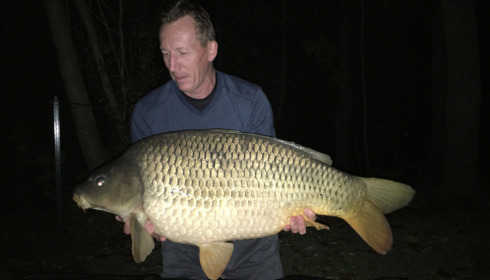 A 53 lb 12 oz carp from Sky Lake, Fabrice lorant, Nov 2022