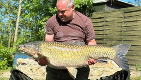 A grass carp from Sky Lake, Jun 2023