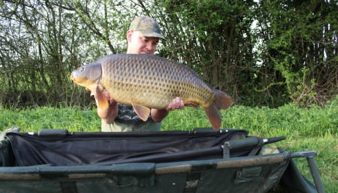 A 26 lb carp from Villefond, Patrick Pakes, Apr 2015