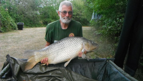 A 36 lb carp from Villefond, Little john spawned out a massive 15lb, Oct 2016