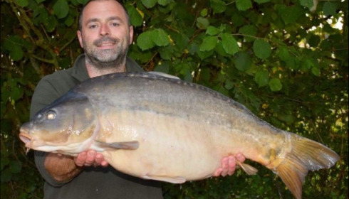 A 29 lb 2 oz carp from Villefond, Sep 2018